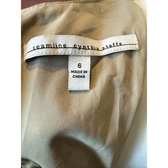 Seamline Cynthia Steffe Cocktail Dress 6 Black Lace - Picture 6 of 8